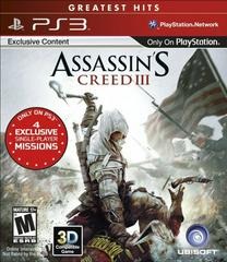 Sony Playstation 3 (PS3) Assassin's Creed III Greatest Hits [In Box/Case Complete]